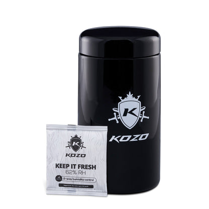 Kozo Grinders ­Glass Jars